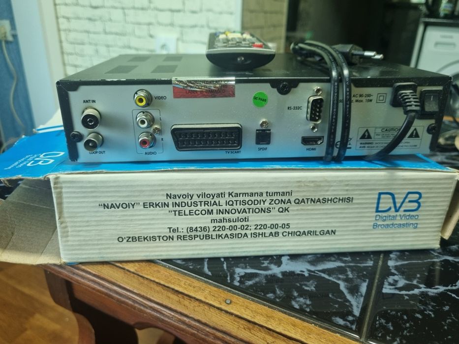 Уздижитал тюнер б/у и др.