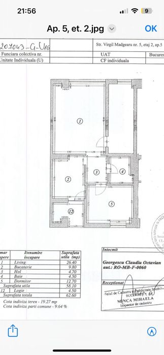 2 Apartamente de inchiriat unul cu 2 si celalalt cu 3 camere duplex in Satul Francez,Sector 1 Bucuresti