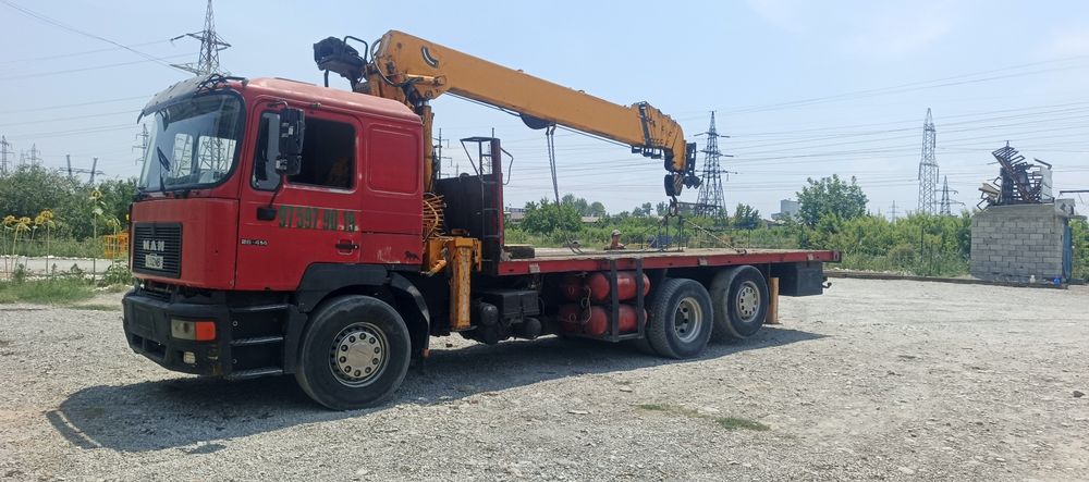 Man 2000yil, 7.5t. 26m strela, socan.