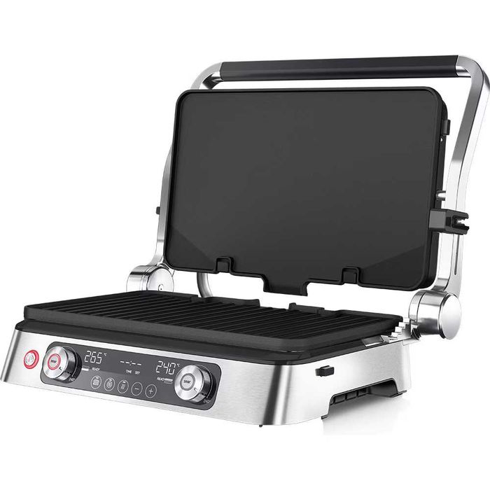 Gratar electric BRAUN MultiGrill 9 Pro CG9140, 2200W, argintiu-negru