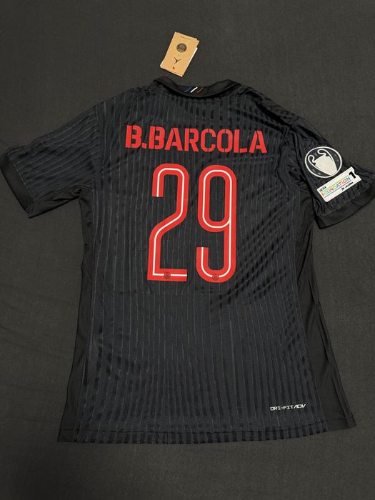 Tricou de fotbal PSG 25/26 black Barcola