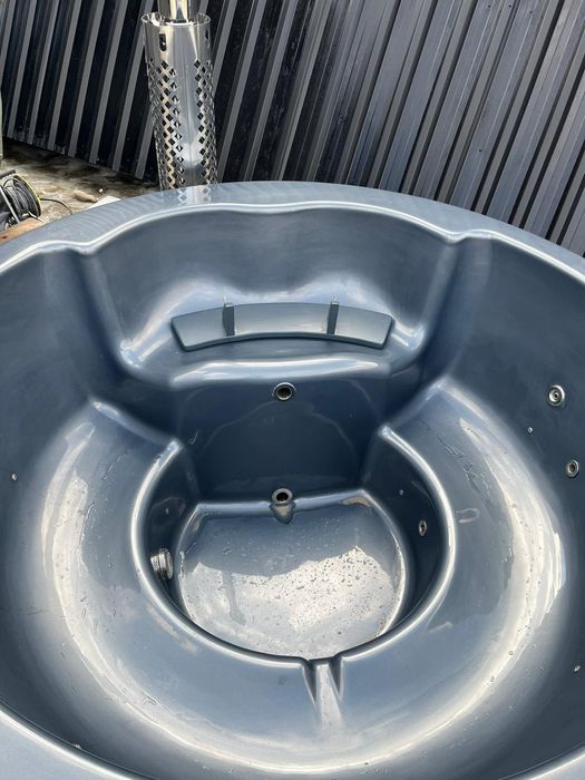 Ciubăr fibră soba interioara echipat complet