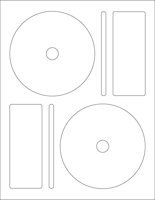 Наклейки на CD/DVD диски Memorex CD-DVD Label