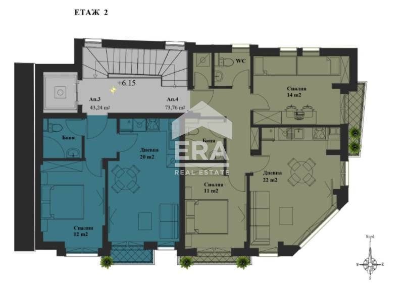 Продава се Тристаен апартамент в София, Банишора - 91 кв.м за 2957 €/кв.м - Снимка #1