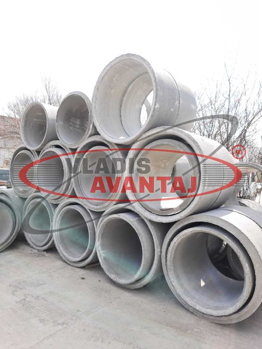 Tuburi din beton pentru fântână si canalizări ușoare