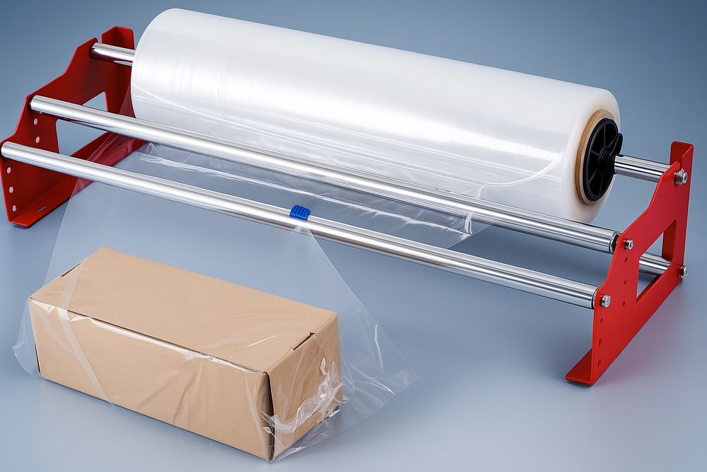 Stretch plyonka dispenseri - metall korpusli, pichoq bilan. диспенсор
