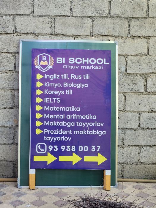 Parta stullarni sotaman O'quv markazlarga