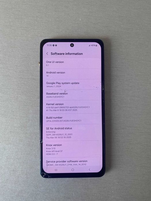 Placa de bază Samsung A52 5G -138Gb/6Gb RAM -liberă !