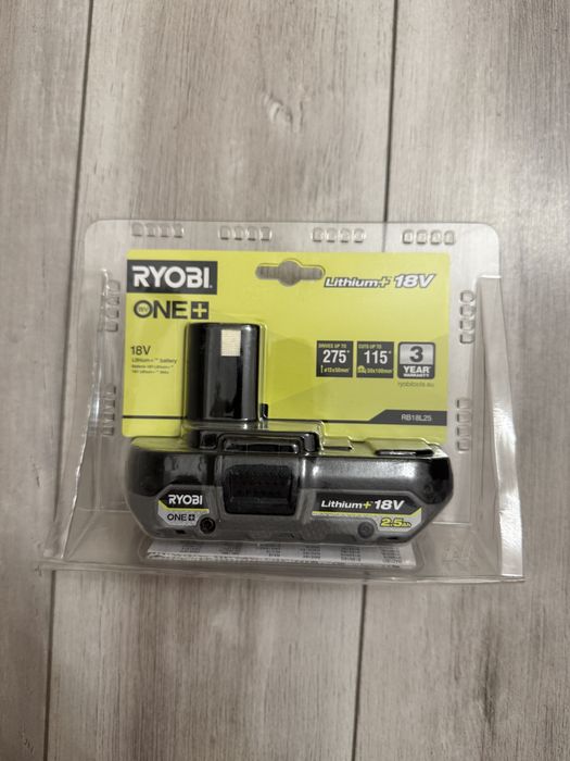 Acumulator Li-Ion RYOBI  ONE + 18V 2,5 ah ,4 ah si 5 ah  noi sigilate