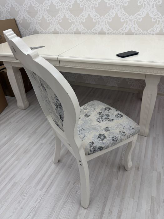 Стол со стульями 11 штук