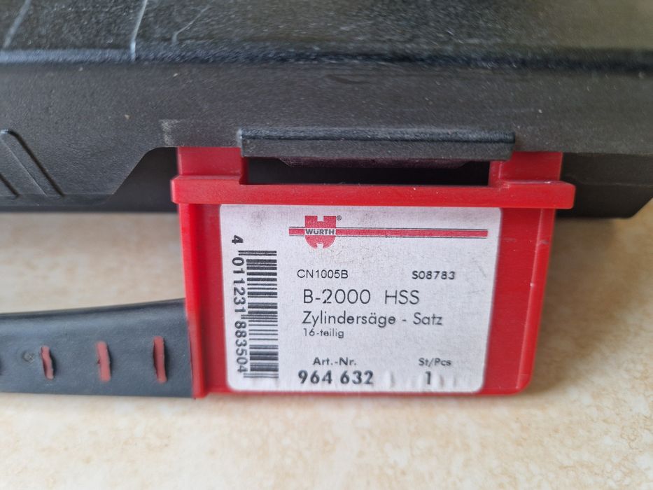Wurth B 2000 HSS - trusa carote bimetal