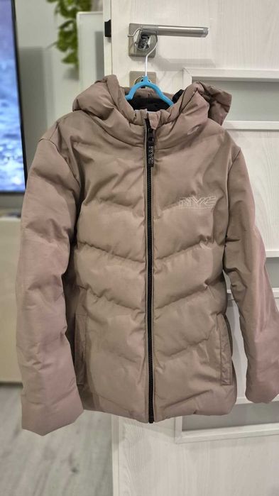 Geaca iarna, cappuccino, marime 9 ani/ 134 cm
