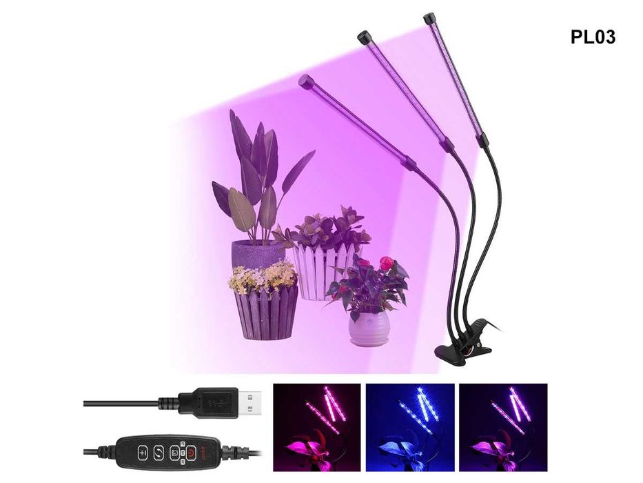 Lampa UV Cresterea Plantelor Crestere Rapida Plantelor Rasadurilor LED