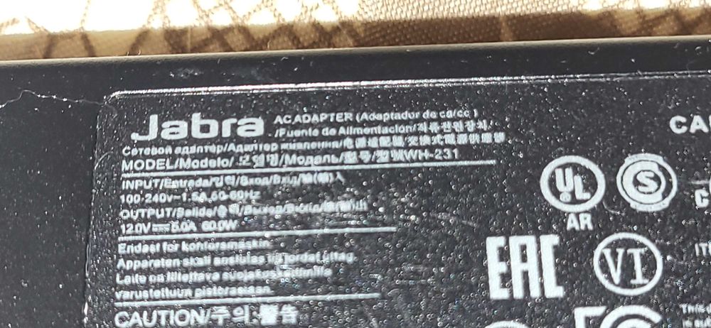 JABRA Incarcator 12V-5A fuctional