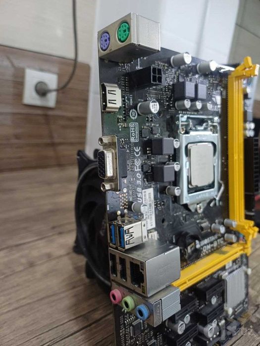 Комплект: Biostar H110M-BTC + Intel Core i5-7500.