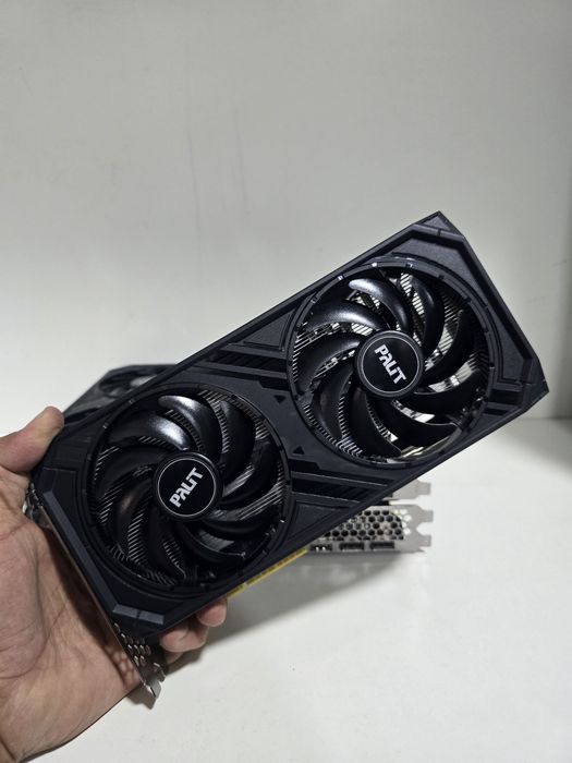 Palit RTX 4060 8Gb DUAL 

Idealni holatda karopka document

Narxi 299$