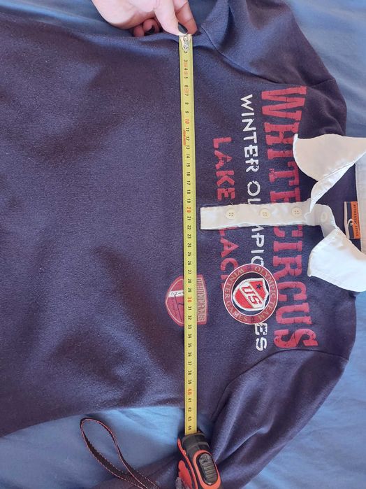 Bluza-camasa bleumarin