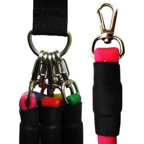 Комплект Ластици за тренировка 8в1 , фитнес ластици за Пилатес