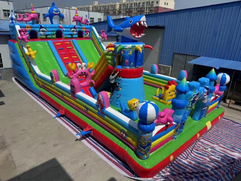 Батут надувной новый