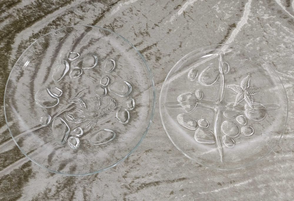 Стъклени плата "Омар" и "Морска звезда"