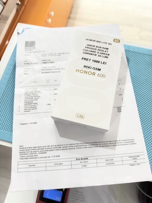 Honor 600 Lite 5G 256Gb Sigilat/Dual Sim/Garantie