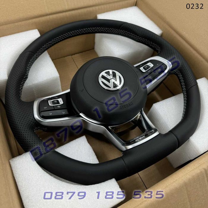 R Line Спортен волан Volkswagen Golf 7 8 Polo Scirocco Tiguan Passat