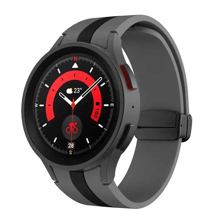 Curea silicon magnetica 20mm ceas Samsung Watch 4 5 Watch 6 / 7 / 8