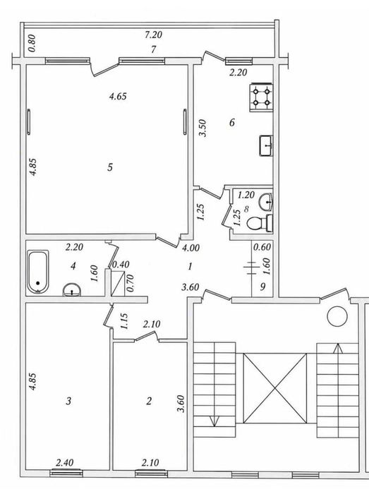 ‼️Гостиница Росии 3/4/9 73м2‼️Шота Руставели, BnB, Modera Towers