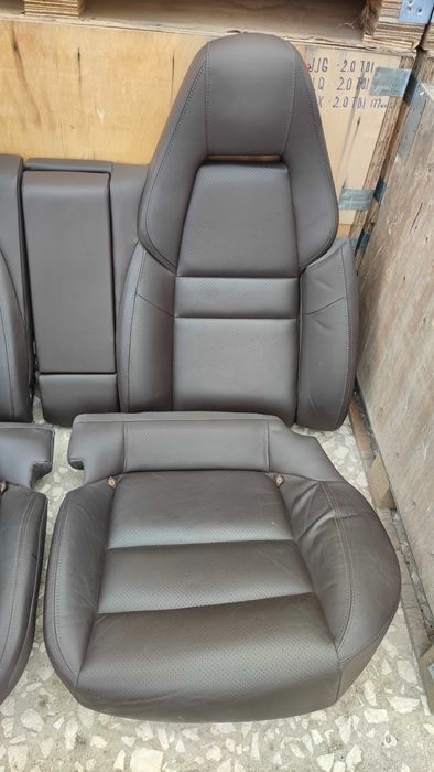 Кожен перфо салон Porsche Panamera 4S подгрев Порше Панамера