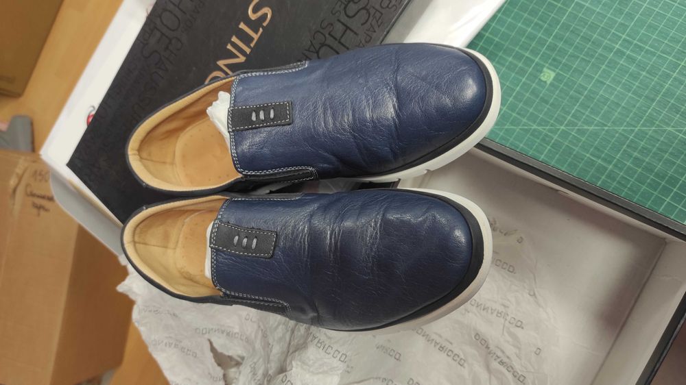 Кожени обувки, нови - елегантни обувки от естествена кожа