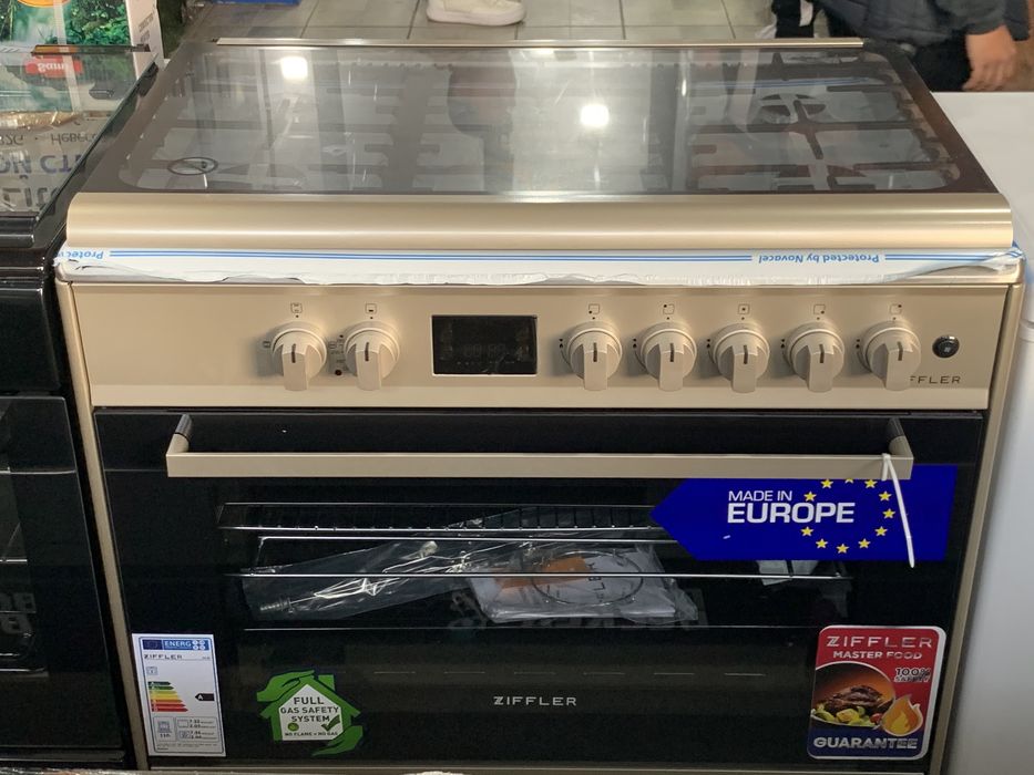 Немецкая газовая плита ZIFFLER-90см Доставка бесплатно по городу