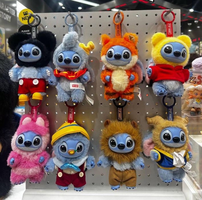 Stitch blind box фигурки и брелки, оригинал