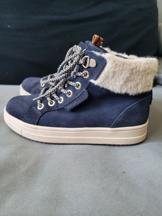 Детски велурени зимни обувки Geox Rebecca