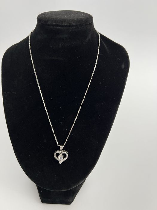 Сребърно Колие сърце Van Cleef & Arpels