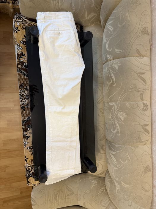 Брюки белые glasman