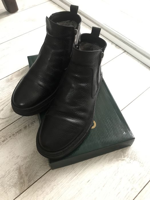 Продам мужские сапоги кожа
