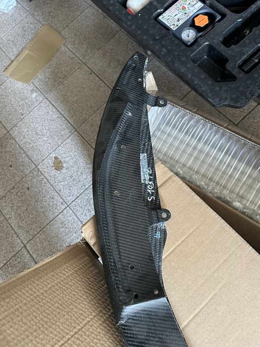Карбонов сполер добавка,лип за предна броня Бмв Bmw F80 F82 F83 Front  Carbon Fiber Genuine BMW M3 F80 F82 M4 M Performance