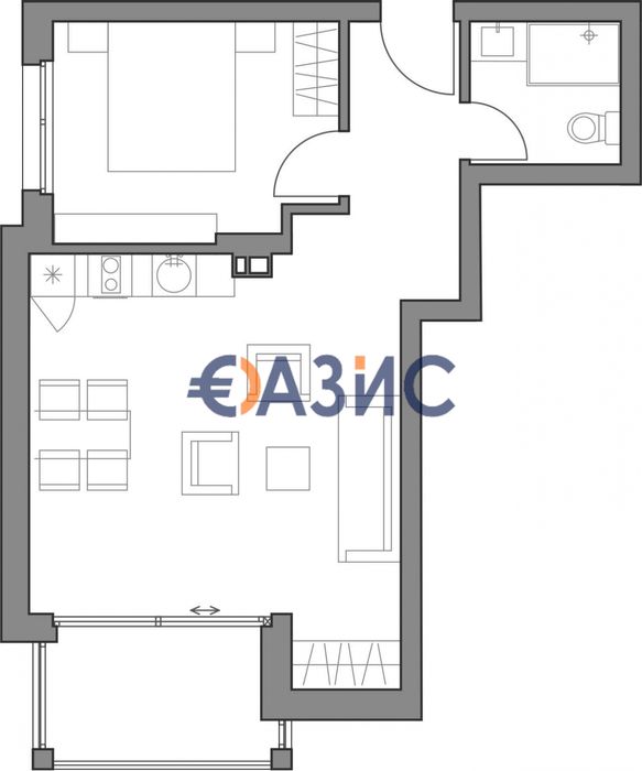 Продава се Двустаен апартамент в Обзор - 61 кв.м за 785 €/кв.м - Снимка #5