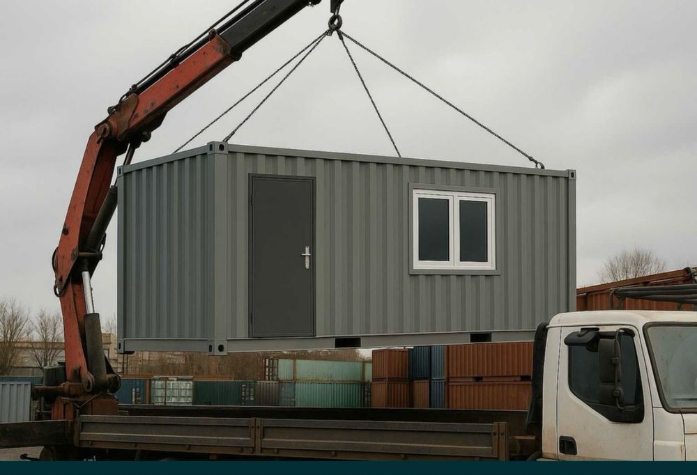 Контейнер жилой утипленный