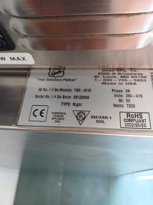 Vand cuptor profesional patiserie Duke