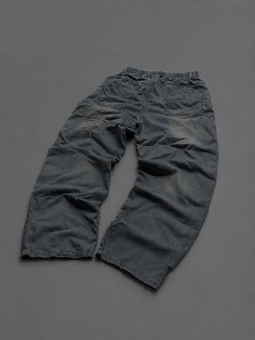 Голубые baggy jeans