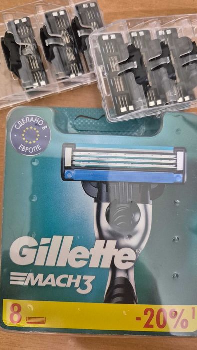 Продам бритвы Gillette Mach3