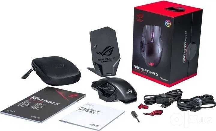Мышь беспроводная/проводная ASUS ROG Spatha X