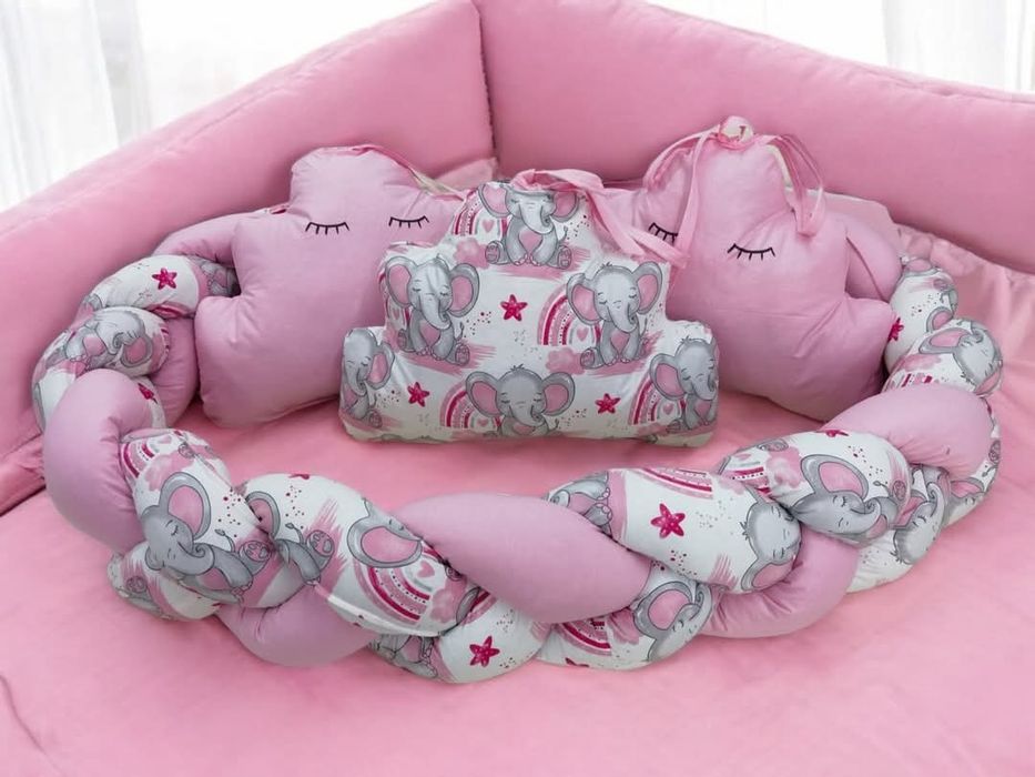 Ново Ново бебешки обиколник за кошара  в различни варианти