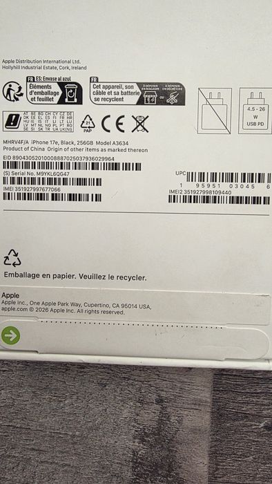 Iphone 17 e!!!256 gb!!!Noi Sigilate!!!