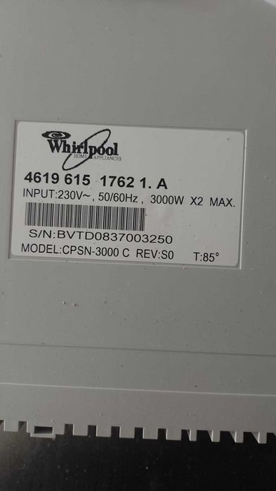 Plita cu inductie Whirpool noua !