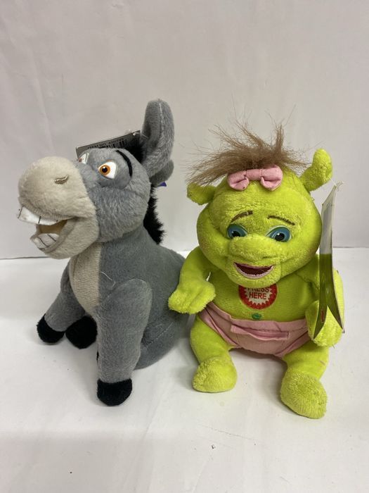 SHREK lot 2 jucării din pluș 16 cm