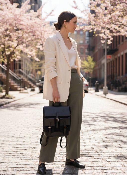 Рюкзак женский, Cole Haan, оригинал, кожа и текстиль