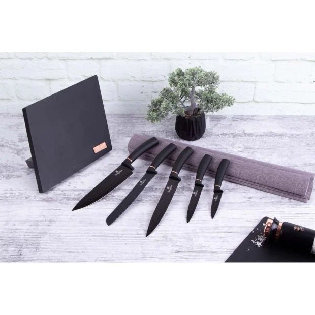 Луксозен сет ножове с магнитна стойка