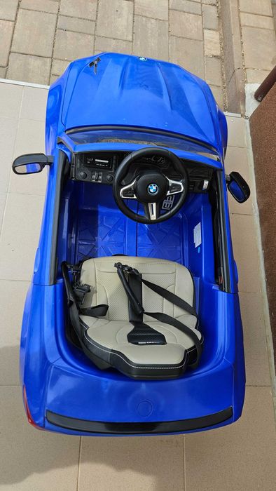Masina electrica pentru copii BMW M5, roti de cauciuc Eva + Acumulator
